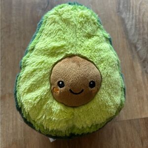 Squishable Avocado 7 inch Plush with Smiley Face